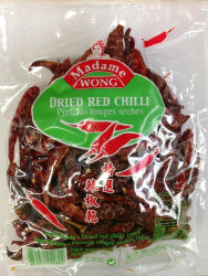 Dried  RED Chilli  MADAME WONG 100g