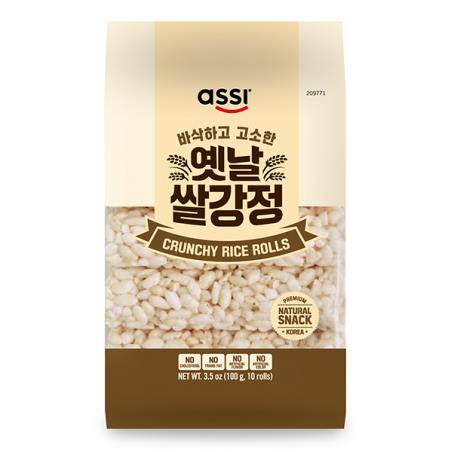 ASSI CRUNCHY RICE ROLLS 100G