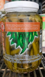 Cock brand Pickled Green Chilli (Whole) 454g