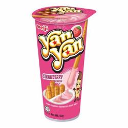 MEIJI Yan Yan Biscuit Strawberry cream 44g