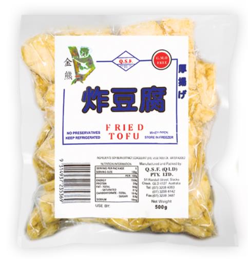 Tofu Puff-Fried-Medium QSF 500g