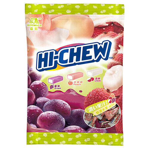 Hi-Chew Fruit Candy Grape & Peach & Lychee 110g