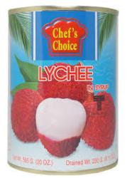 Chef choice Lychee in syrup EO 565g