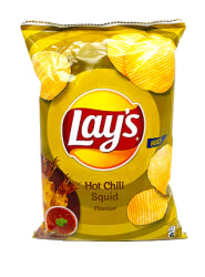 Lay Potato Hot Chilli Squid Chip 52g