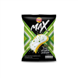 Lay Max Ridged Chips Gourmet Sour Cream & Onion 48g