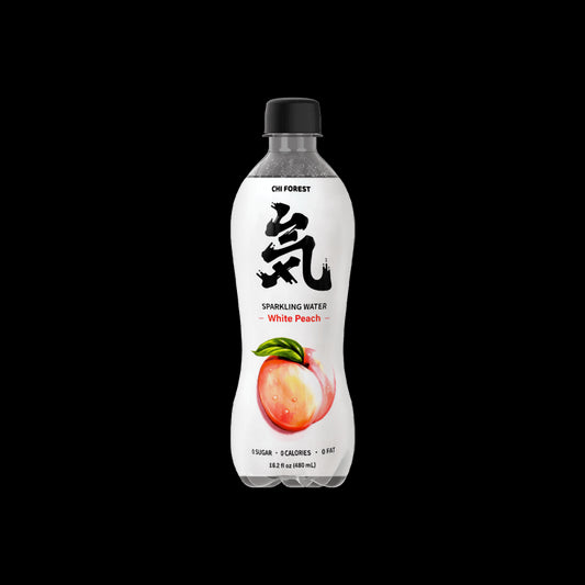 Genki Peach Flavor Sparkling Water 480ml