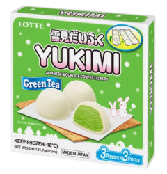 Lotte Mini Yukimi Daifuku Green Tea 9pcs