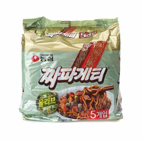 Nongshim Olive Chapagetti Multi 140g X 5 PACKS