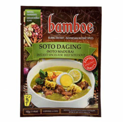 Bamboe Shoto Madura Maudurese Beef Soup 40g